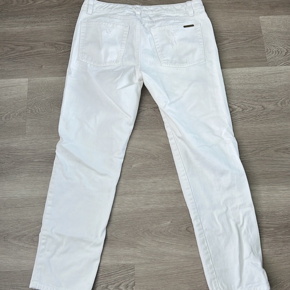 Michael Kors White Boyfriend Jeans Size 2 - Picture 4 of 8